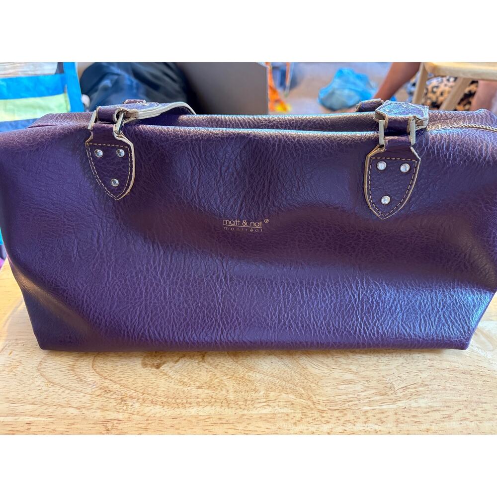 Purple Mat & Nat Satchel Purse